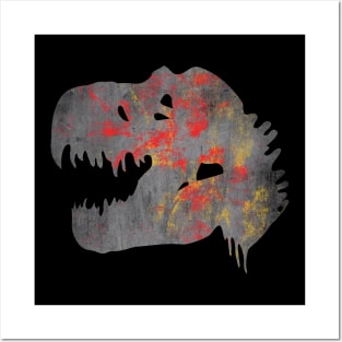 Terra Fossil T-Rex Head  Posters and Art